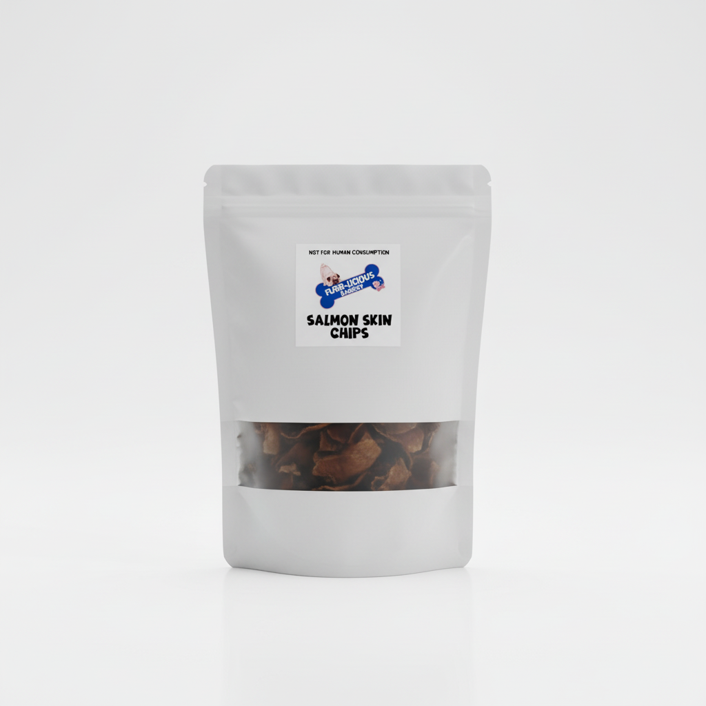 Salmon Skin Chew Chips