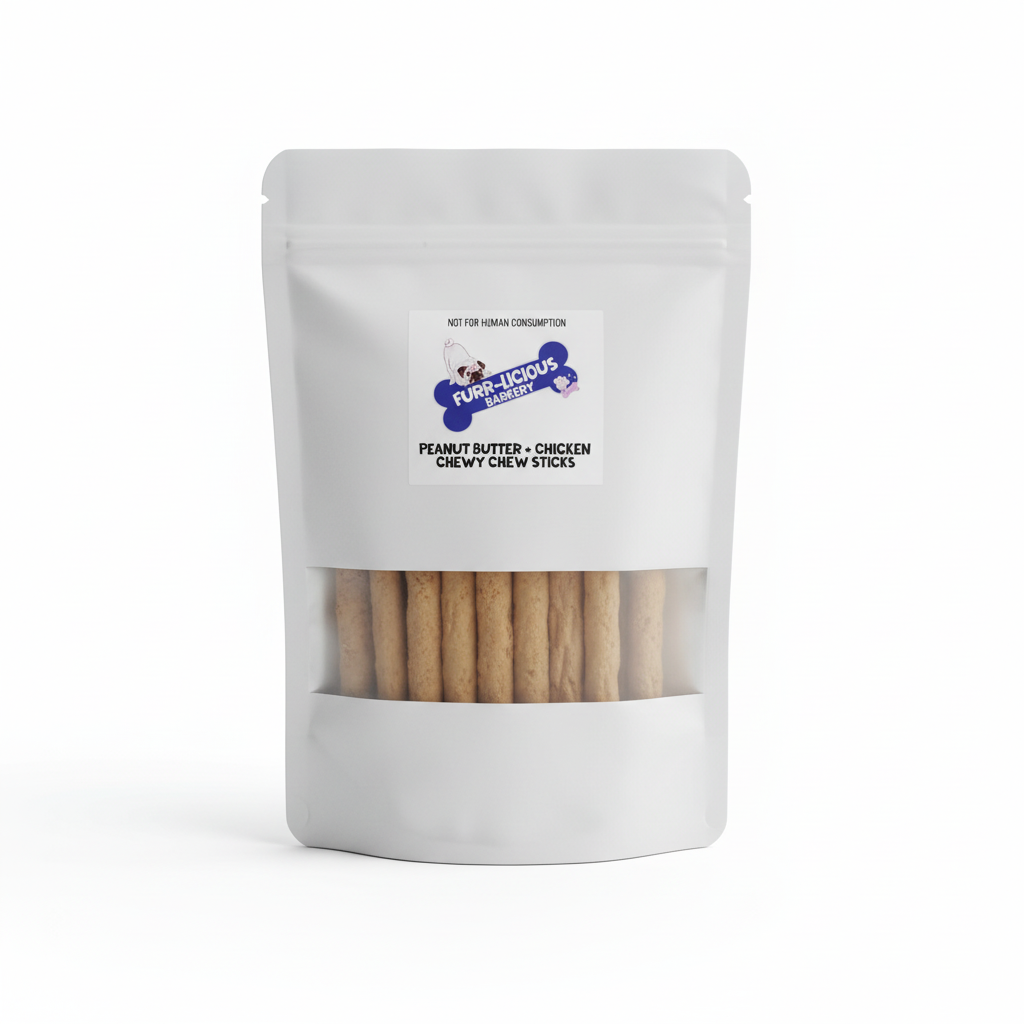 Professional Peanut Butter Chicken Chew Sticks Product Photo